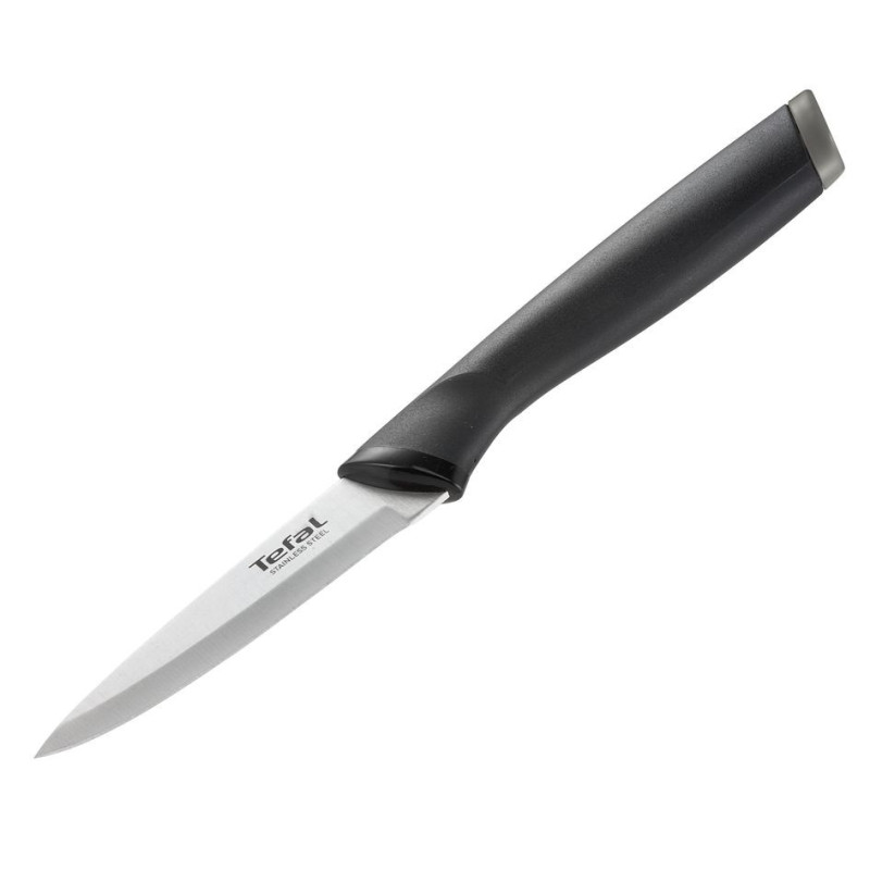 Tefal Set knife, Essential, 3pcs, stainless steel, plastic, black (K2219455)