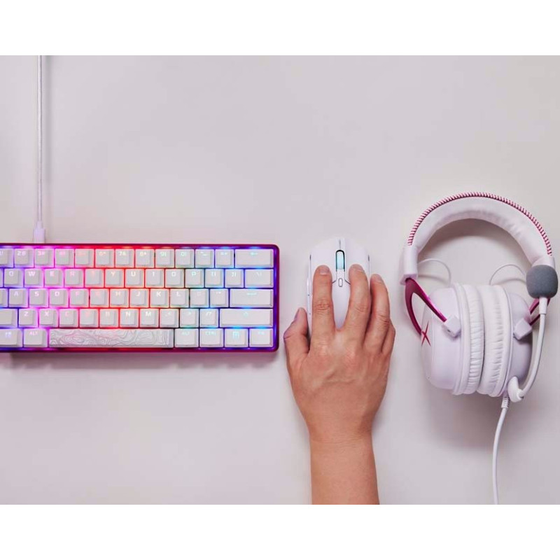 HyperX Миша Pulsefire Haste 2 WL, White (6N0A9AA)