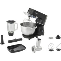 Gorenje kitchen machine 1000W, display, cup-iron, case-iron +plastic, nozzles-7, black (MMC1000SCB)