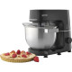 Gorenje kitchen machine 1000W, display, cup-iron, case-iron +plastic, nozzles-7, black (MMC1000SCB)