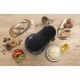 Gorenje kitchen machine 1000W, display, cup-iron, case-iron +plastic, nozzles-7, black (MMC1000SCB)
