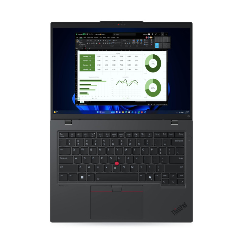 Lenovo Notebook ThinkPad L14-G5 14  WUXGA IPS AG, AMD R5-7535U, 32GB, F1TB, UMA, DOS, black (21L6S2QC00)