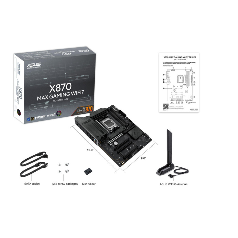 ASUS Motherboard X870 MAX GAMING WIFI7 (90MB1LY0-M0EAY0)