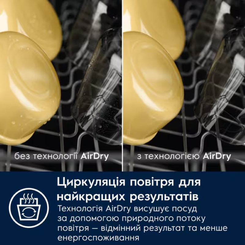 Electrolux Electrolux dishwasher built-in, 10sets, D, 45cm, display, invertor, 3 basket, black (KEMB3301L)