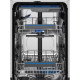 Electrolux Electrolux dishwasher built-in, 10sets, D, 45cm, display, invertor, 3 basket, black (KEMB3301L)