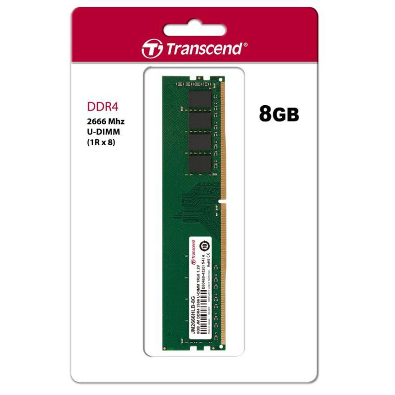Transcend Память ПК DDR4 8GB 2666 (JM2666HLB-8G)