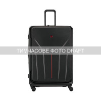 Wenger Валіза Wenger Amplix Hardside Large, велика, полікарбонат, TSA, 4 колеса, розширення, чорний (653329)