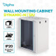 Digitus Шафа DIGITUS 19", 16U, Wall Mounting Dynamic-N, 600x450 мм, 60кг максимально, розібрана, сіра (DN-37112)