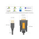 Кабель для передачи данных USB to COM M 1.5m DB9 RS-232 CR104 black Ugreen (20211)