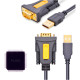 Кабель для передачи данных USB to COM M 1.5m DB9 RS-232 CR104 black Ugreen (20211)