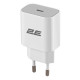 Зарядное устройство 2E 25W USB-C PD white (2E-WC1USBC25W-W)