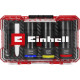 Einhell Набір ударних торцевих головок 80мм 1/2" крейда, вимірювач протектора кейс 3шт (109273)
