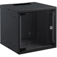 MIRSAN Шафа MIRSAN 10 , 6U, SOHO, 306x300 мм, максимально 30 кг, чорна (MR.SOH06U30DE10.01)
