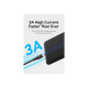 Дата кабель USB 2.0 AM to USB-C 1.5m 3A 18W PVC black Vention (CTHBG)