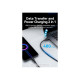 Дата кабель USB 2.0 AM to USB-C 1.5m 3A 18W PVC black Vention (CTHBG)