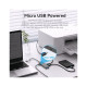 Концентратор Vention USB 3.0 to 4xUSB 3.0 Hub With Power Supply 0.15m black (CHLBB)