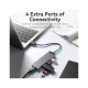 Концентратор Vention USB 3.0 to 4xUSB 3.0 Hub With Power Supply 0.15m black (CHLBB)