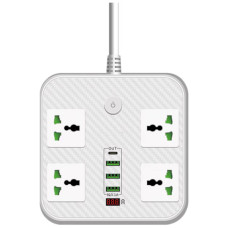 Сетевой фильтр питания Voltronic TВ-Т90, 4роз, 3*USB White (ТВ-Т90-White)