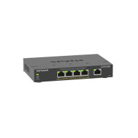 NETGEAR Switch GS305EP 4xGE PoE+(63W), 1xGE, managed (GS305EP-100PES)