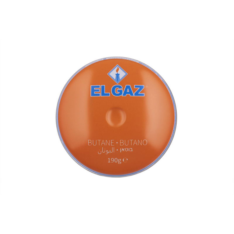 EL GAZ Gas cartridge ELG-100, butane 190 g, for gas burners, disposable
