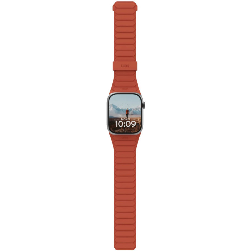 UAG Pathfinder strap for Apple Ultra 2/Ultra-49-45-44-42mm, Olive/Rust