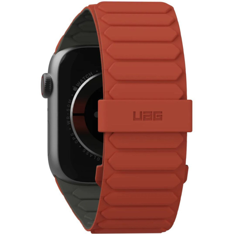UAG Pathfinder strap for Apple Ultra 2/Ultra-49-45-44-42mm, Olive/Rust