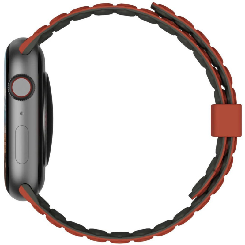 UAG Pathfinder strap for Apple Ultra 2/Ultra-49-45-44-42mm, Olive/Rust