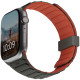 UAG Pathfinder strap for Apple Ultra 2/Ultra-49-45-44-42mm, Olive/Rust