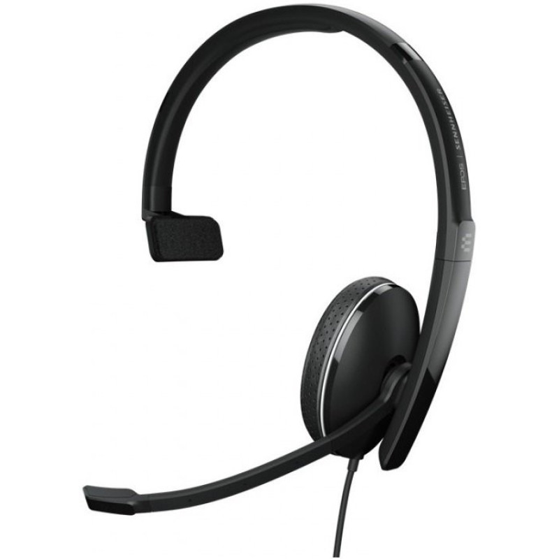 Sennheiser mono On-Ear ADAPT 135T USB II Headset, 3.5mm/USB, unidirectional, Microsoft Teams certified, 1.8m, Black (1000900)
