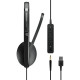 Sennheiser mono On-Ear ADAPT 135T USB II Headset, 3.5mm/USB, unidirectional, Microsoft Teams certified, 1.8m, Black (1000900)