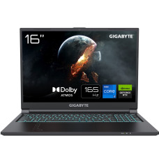 Gigabyte Notebook G6 16.0 FHD+ 165Hz, Intel i5-13500H, 16GB, F512GB, NVD4050-6, DOS, black (G6_MF-52KZ853SD)