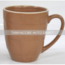 ARDESTO Чашка Dafne, 380мл, кераміка, коричневий (AR3068B)