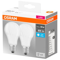 Osram Набор ламп 2шт LED E27 8.5Вт 4000К 806Лм A60 (4058075152670)