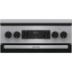 Gorenje Combination stove, 62 L, 50 x 60 cm, metal lid, display, enameled grates, titanium (GK5C64SH)
