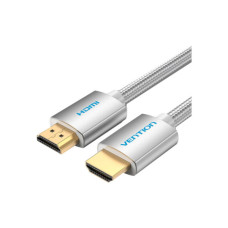 Кабель мультимедийный HDMI M to HDMI M 2.0m V2.0 4K60Hz silver Vention (AABIH)