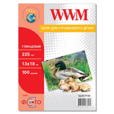 Фотобумага WWM 13x18 (G225.P100)