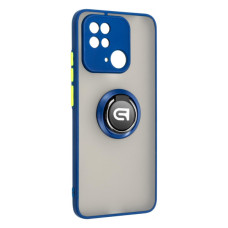 Чехол для мобильного телефона Armorstandart Frosted Matte Ring Xiaomi Redmi 10C Navy Blue (ARM68368)