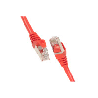 2E Cat 6, S-FTP экран оплётка фольга, RJ45, 4Х2 27AWG , 7/0.14 Cu, 0.50 m, PVC, Red (2E-PC6SFTPCOP-050RD)