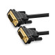 Кабель мультимедийный VGA M to VGA M 2.0m VG101 black Ugreen (11646)