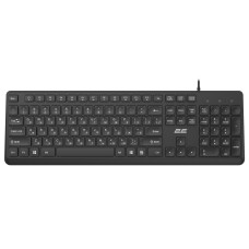 2E Клавіатура мембранна KS405 104key, USB-A, EN/UK, чорний (2E-KS405UBK_UA)