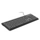 2E Клавіатура мембранна KS405 104key, USB-A, EN/UK, чорний (2E-KS405UBK_UA)