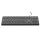 2E Клавіатура мембранна KS405 104key, USB-A, EN/UK, чорний (2E-KS405UBK_UA)