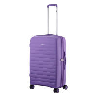 2E Suitcase Middle, Aero, polypropylen, 63/78 L, TSA, 4 wheels, EXP, lavender (2E-SPP-AERO-M-LV)