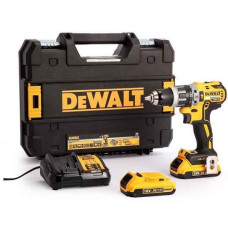 DeWALT XR Li-Ion 18V Cordless Drill/Driver, 2x2Ah Battery, 70 Nm, 550–2000 rpm, Carrying Case, Weight: 1.2 kg (DCD796D2)