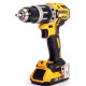 DeWALT Аккумуляторный шуруповерт-дрель XR Li-Ion 18 В, аккумулятор 2×2 А·ч, 70 Нм, 550–2000 об/мин, чехол, вес 1,2 кг (DCD796D2)