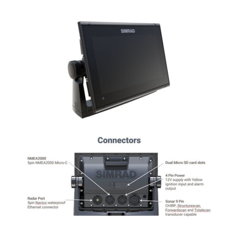 Ехолот Lowrance GO9, XSE ROW ACTIVEIMAGING 3-IN-1, GPS (000-14841-001)