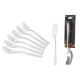 ARDESTO Table forks set Black Mars Zenith, 6pcs, stainless steel (AR0706ZF)