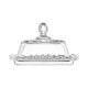 ARDESTO Butter dish 14х9 cm, glass (AR2602BD)