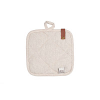 ARDESTO Potholder Oliver, beige, 20x20 cm, 100% cotton (filling batting) (ART04OB)
