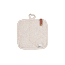 ARDESTO Potholder Oliver, beige, 20x20 cm, 100% cotton (filling batting) (ART04OB)